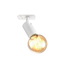 1-Projecteur monophas� LINK OPEN E27 IP20, blanc mat 