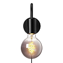 Nordlux Luminaire mural PACO E27 IP20, mat, noir 