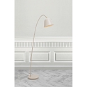 Lampadaire FLEUR E27 IP20, beige, scintillant, laiton, blanche
