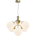 Nordlux Luminaire à suspension IVONA 6 flammes E27 IP20 mat, laiton, noir , blanche