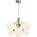 Nordlux Luminaire à suspension IVONA 6 flammes E27 IP20 mat, laiton, noir , blanche