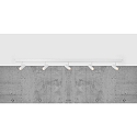 Luminaire de plafond OMARI 5 flammes IP20, mat, blanche