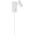 Luminaire mural OMARI IP20, mat, blanche