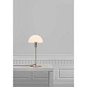 Nordlux Lampe de table ELLEN 20 semi-circulaire, avec interrupteur, avec douille E14 IP20, acier bross� 