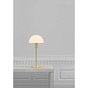 Nordlux Lampe de table ELLEN semi-circulaire, avec interrupteur, avec douille E14 IP20, laiton bross� 