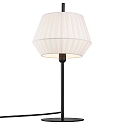 Lampe de table DICTE E14 IP20, mat, noir , blanche