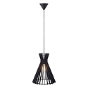 Luminaire à suspension GROA 35 E27 IP20, mat, noir 
