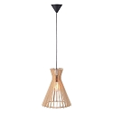 Nordlux Luminaire à suspension GROA 35 E27 IP20, marron, mat, noir 