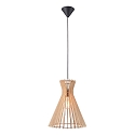 Nordlux Luminaire à suspension GROA 35 E27 IP20, marron, mat, noir 
