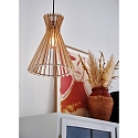 Nordlux Luminaire à suspension GROA 35 E27 IP20, marron, mat, noir 