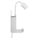 Nordlux Luminaire mural ROOMI GU10 IP20 mat, noir , blanche