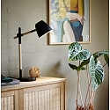 Nordlux Lampe de table THEO GU10 IP20, mat, noir 