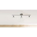 Nordlux Luminaire de plafond AVENUE LED 3 flammes GU10 IP20, acier bross�