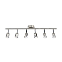 Luminaire de plafond AVENUE 6 GU10 IP20, argent