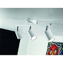 Luminaire de plafond EXPLORE 3 flammes GU10 IP20, blanche