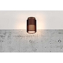 Nordlux Plafonnier ext�rieur ALUDRA E27 IP54, seaside brun m�tallique gradable