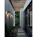 Nordlux Luminaire mural d'ext�rieur ALUDRA E27 IP54, seaside noir gradable