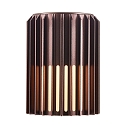 Nordlux Luminaire mural d'ext�rieur ALUDRA E27 IP54, seaside brun m�tallique gradable