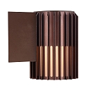 Nordlux Luminaire mural d'ext�rieur ALUDRA E27 IP54, seaside brun m�tallique gradable