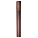 Borne d'�clairage ALUDRA 95 E27 IP44, seaside brun m�tallique gradable