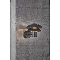 Luminaire mural d’extérieur KURNOS 20 E14 IP54 noir