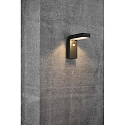 Nordlux LED Outdoor Wall luminaire ALYA Solar luminaire, 5W, 3000K, IP44, black