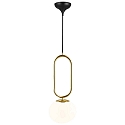 Luminaire � suspension SHAPES 27 E27 IP20 scintillant, laiton, noir