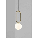 design for the people by Nordlux Luminaire � suspension SHAPES 27 E27 IP20 scintillant, laiton, noir