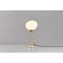 design for the people by Nordlux Lampe de table SHAPES E27 IP20 scintillant, laiton, noir