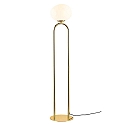 design for the people by Nordlux Lampadaire SHAPES E27 IP20 scintillant, laiton, noir