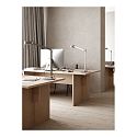 design for the people by Nordlux Lampe de table NOBU IP20, gris, mat, laiton gradable