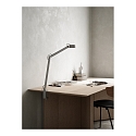 design for the people by Nordlux Lampe de table NOBU IP20, gris, mat, laiton gradable