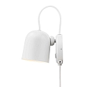 design for the people by Nordlux Luminaire mural ANGLE GU10 IP20, scintillant, gris, blanche