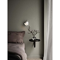 design for the people by Nordlux Luminaire mural ANGLE GU10 IP20, scintillant, gris, blanche