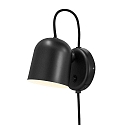 design for the people by Nordlux Luminaire mural ANGLE GU10 IP20, scintillant, noir 