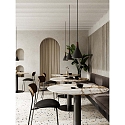 design for the people by Nordlux Luminaire à suspension NORI 18 E27 IP20 scintillant, noir , blanche