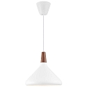 design for the people by Nordlux Luminaire à suspension NORI 27 E27 IP20, scintillant, noir , blanche gradable