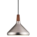 Luminaire à suspension NORI 27 E27 IP20 noir , acier brossé