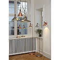 Luminaire à suspension NORI 27 E27 IP20 noir , acier brossé