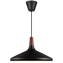 design for the people by Nordlux Luminaire à suspension NORI 39 E27 IP20, noir gradable