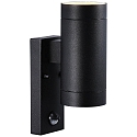 Luminaire mural d�ext�rieur TIN MAXI haut bas, avec capteur GU10 IP54, d�gager, noir  