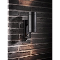 Nordlux Outdoor Wall luminaire TIN MAXI, double, with sensor, GU10, IP54, black