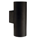 Outdoor Wall luminaire TIN MAXI, double, GU10, IP54, black
