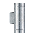 Luminaire mural d’extérieur TIN MAXI DOUBLE GU10 IP54, mat, galvanisé 