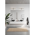 Luminaire mural TINIA 60 IP44, noir mat gradable