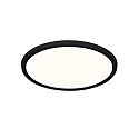 ceiling luminaire OJA 29 CCT round, CCT Switch, on/off IP20, black matt 