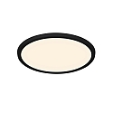 ceiling luminaire OJA 29 IP54 CCT DIM round, CCT Switch IP54, black matt dimmable