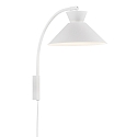Luminaire mural DIAL E27 IP20, blanche 