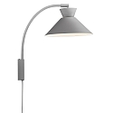 Nordlux Luminaire mural DIAL E27 IP20, gris 