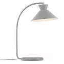 Lampe de table DIAL E27 IP20, blanche 